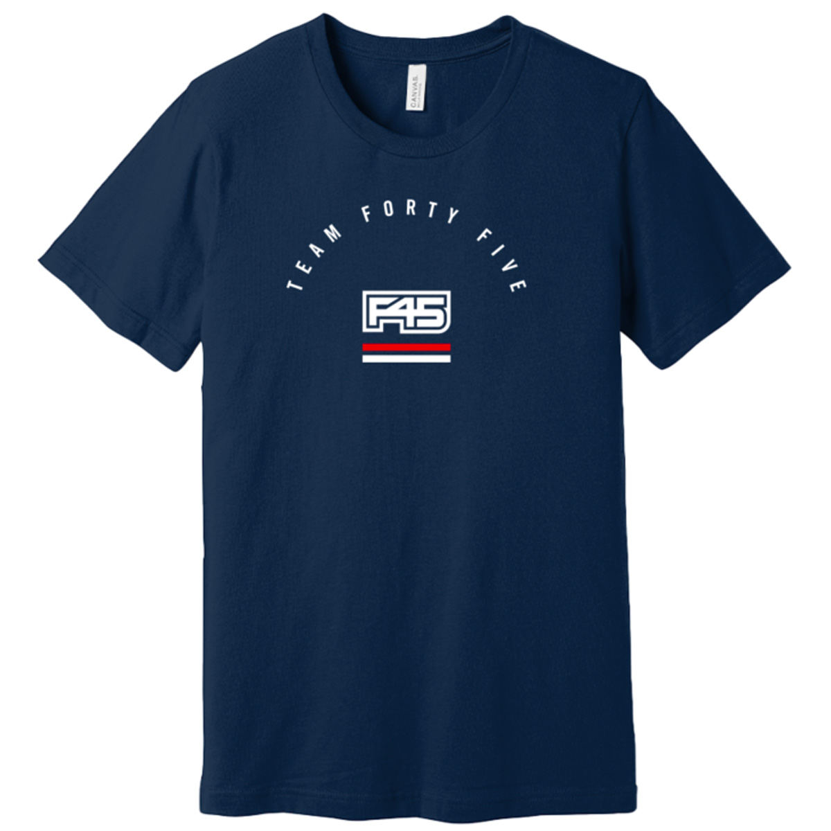 CUSTOM COTTON TEE DESIGN #1 - NAVY