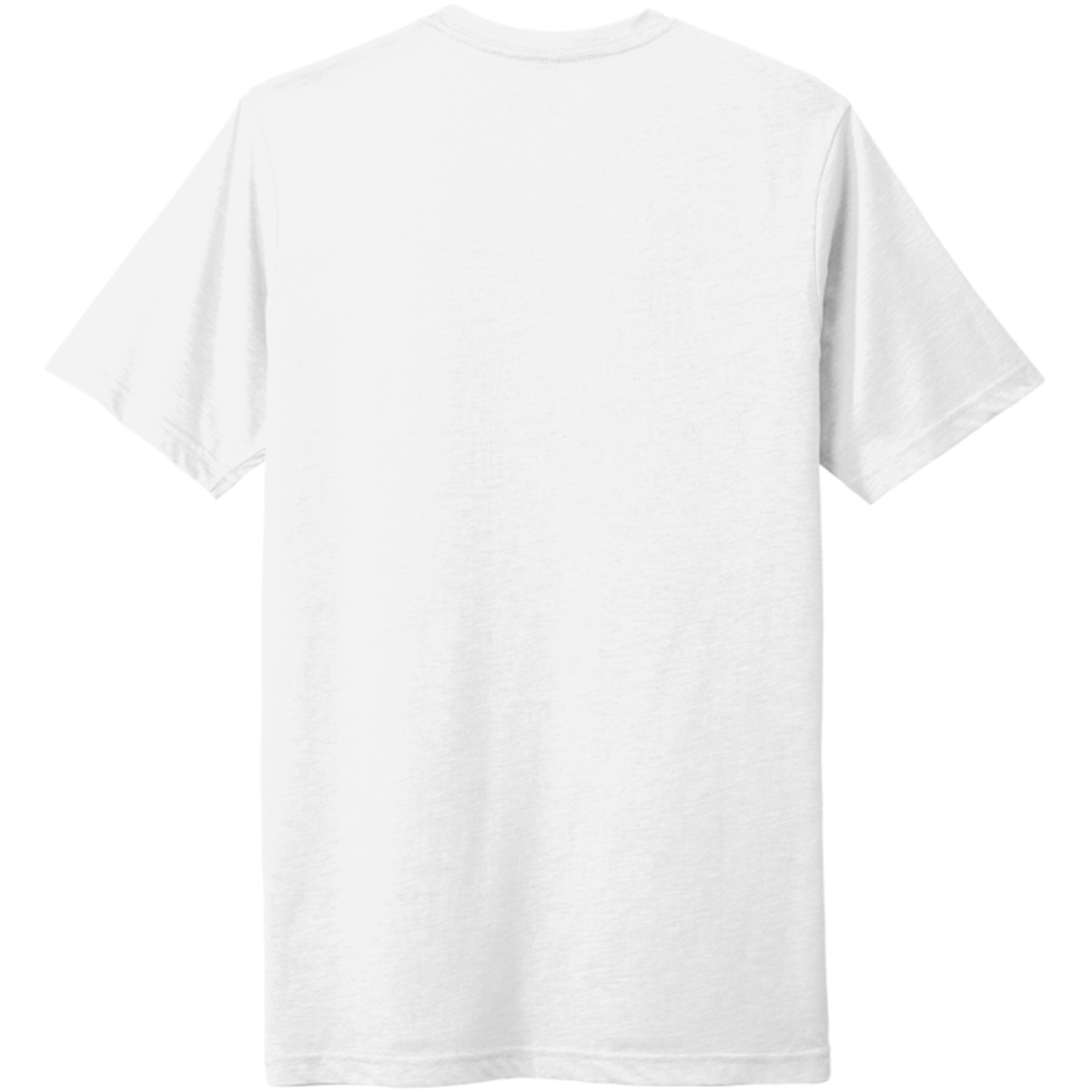 COLOR POLYESTER TEE - WHITE (BACK) - Image 2