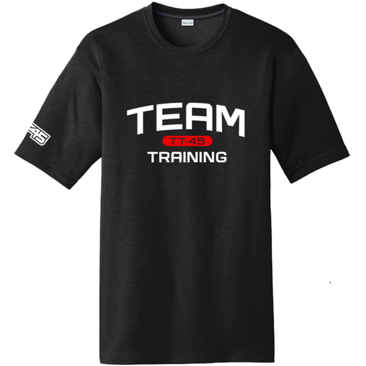 CUSTOM POLYESTER TEE DESIGN #2 - BLACK