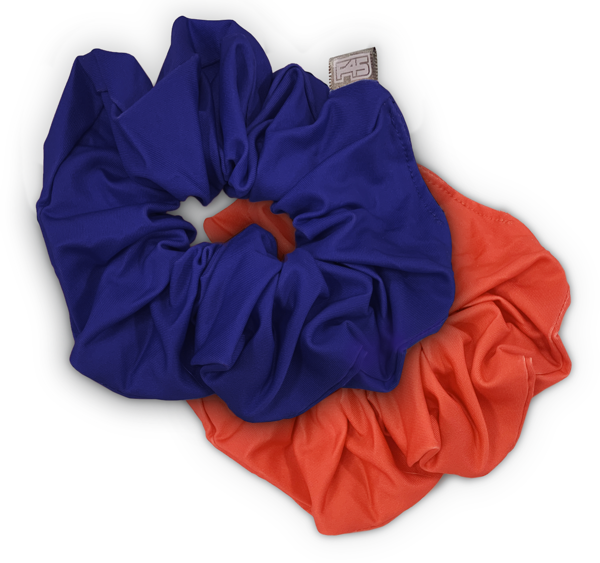 SCRUNCHIE PAIR - Red and Navy