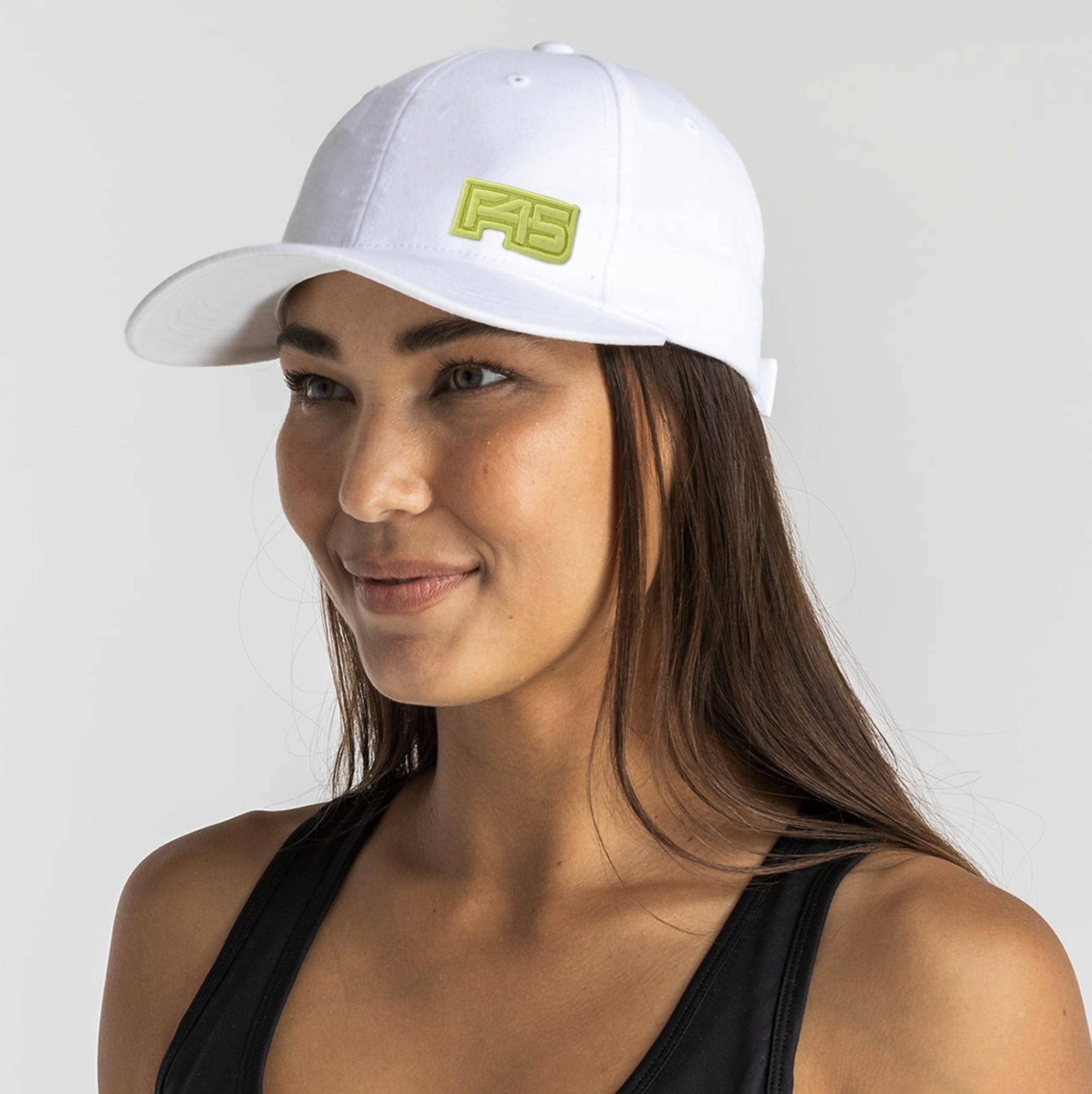 F45 Cap White/Lime - Image 2