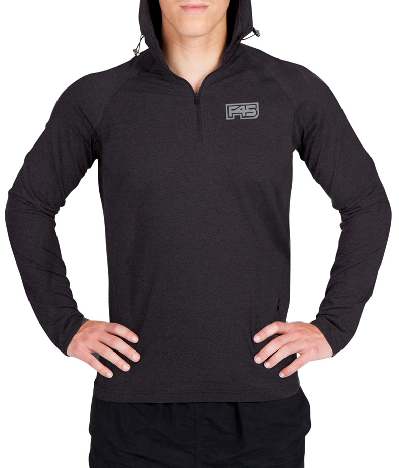 Men's Half Zipped Hood