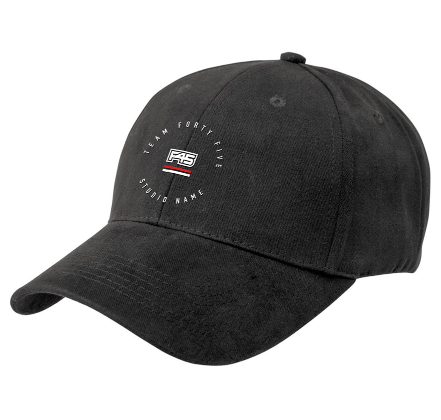 Cotton Cap Design #1 - Black