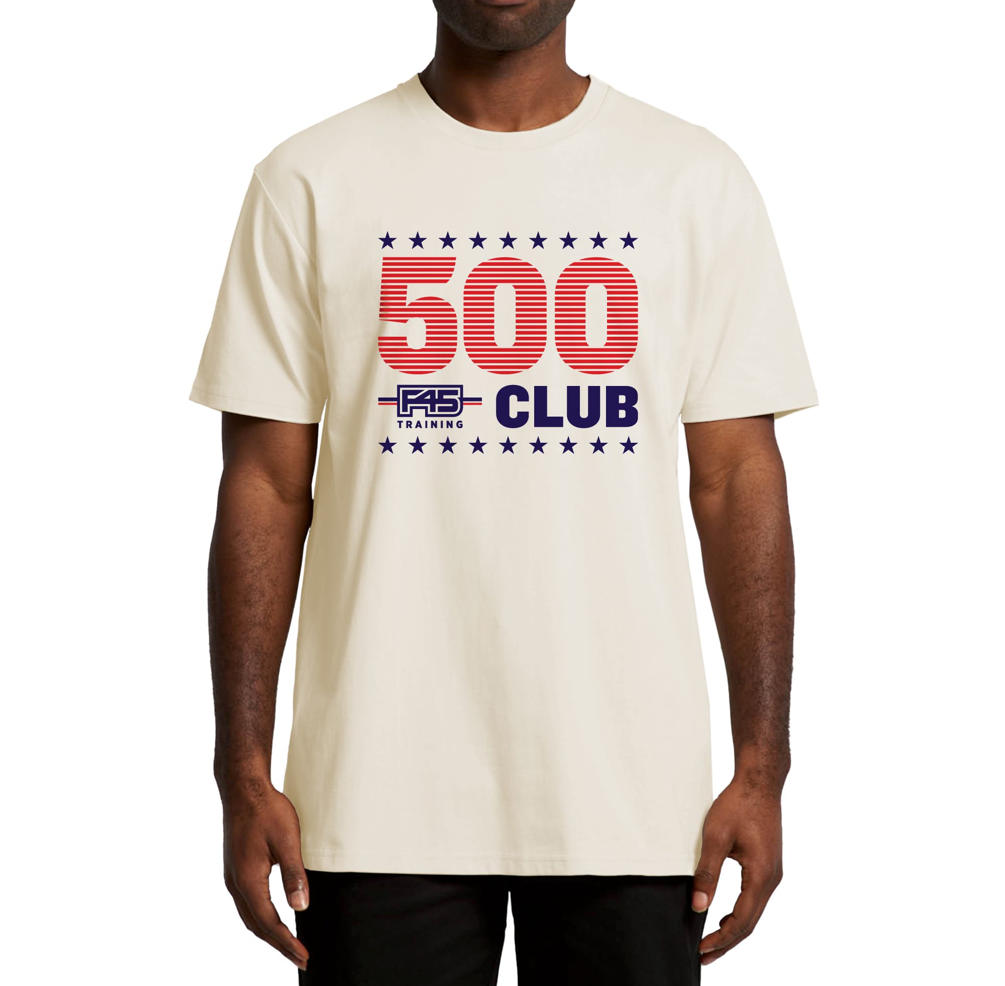 F45 Milestone Club 500 tee
