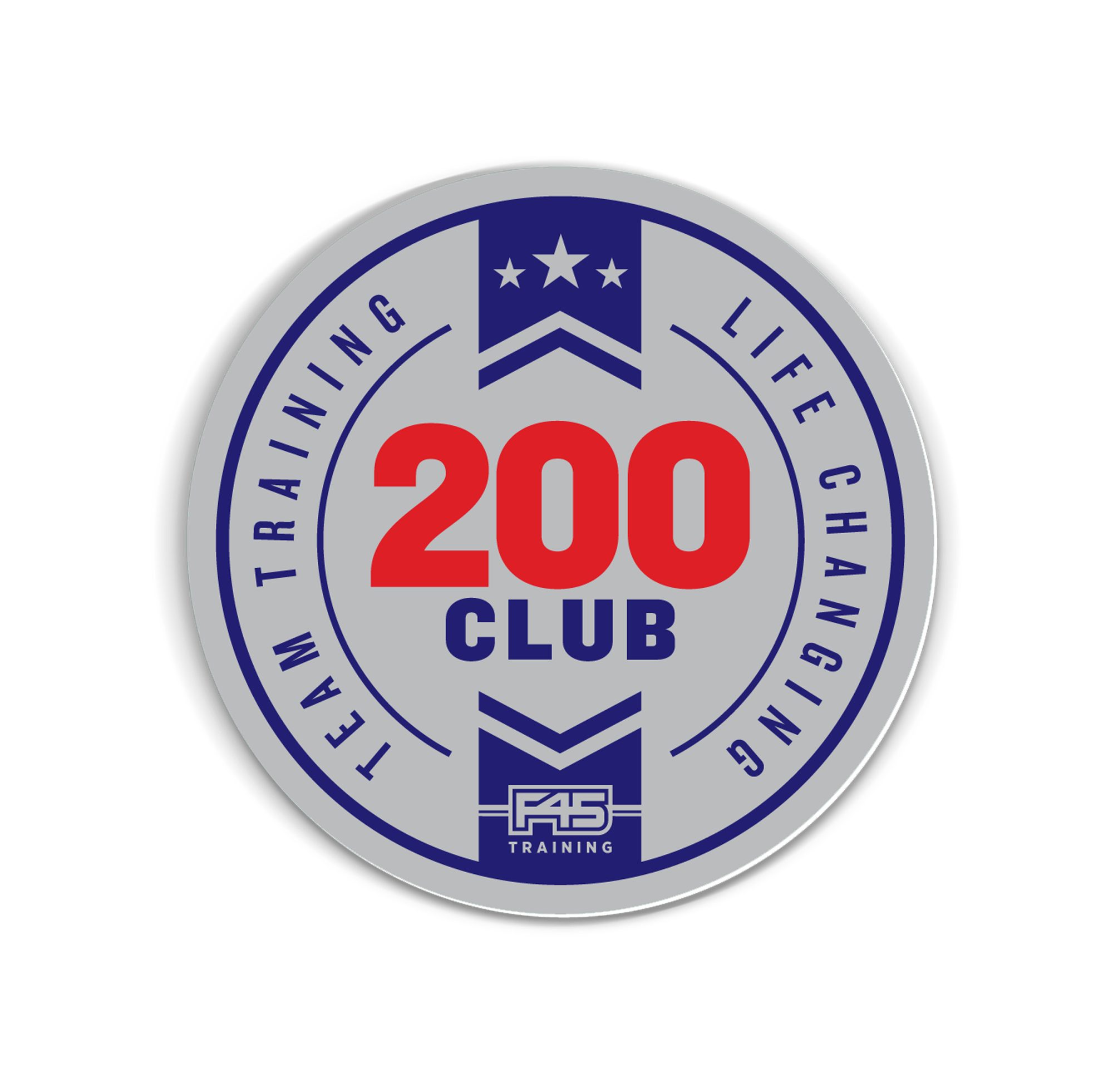 F45 Milestone 200 Sticker (Pack of 10) - Image 2
