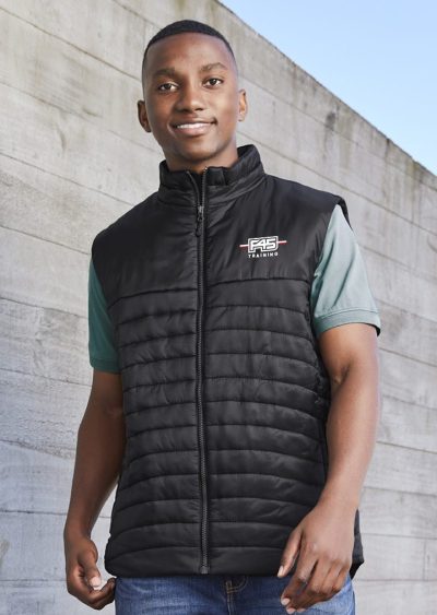 Men's Black Puffer Vest